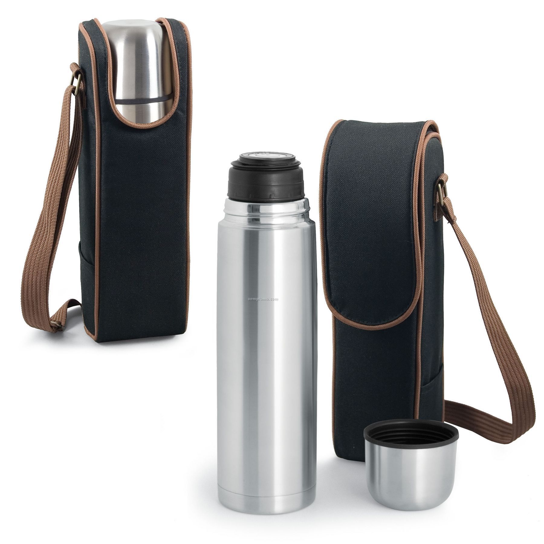 Metro Kona Express Coffee Tote Bag W/ 24 Oz. Vacuum Flask