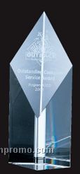 Optical Crystal Super Diamond Tower Award - Large