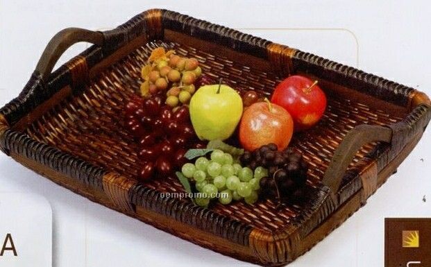 Picnic Plus Veranda Collection Large Willow Serving Tray