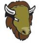 Stock Bull Mascot Chenille Patch Ms_c11