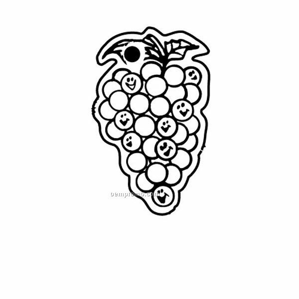Stock Shape Collection Grapes Bunch Key Tag