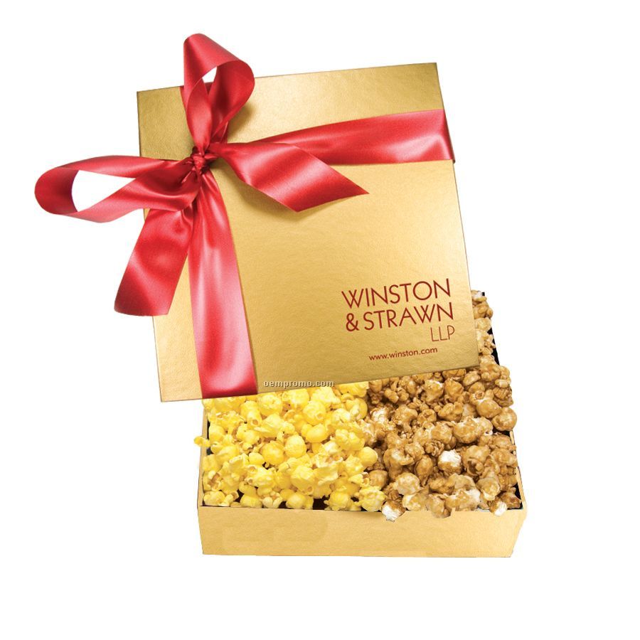 The Chairman Gold Popcorn Box