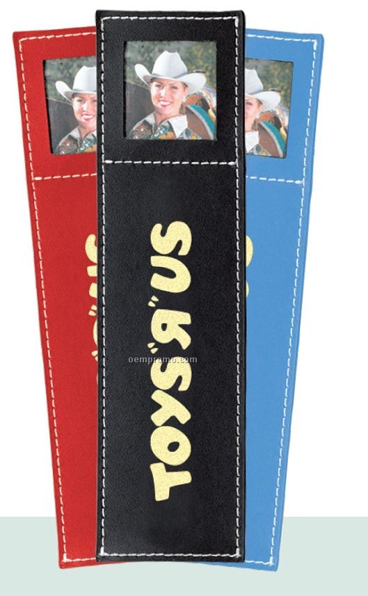 Versa Leather Photo Bookmark With Photo Frame