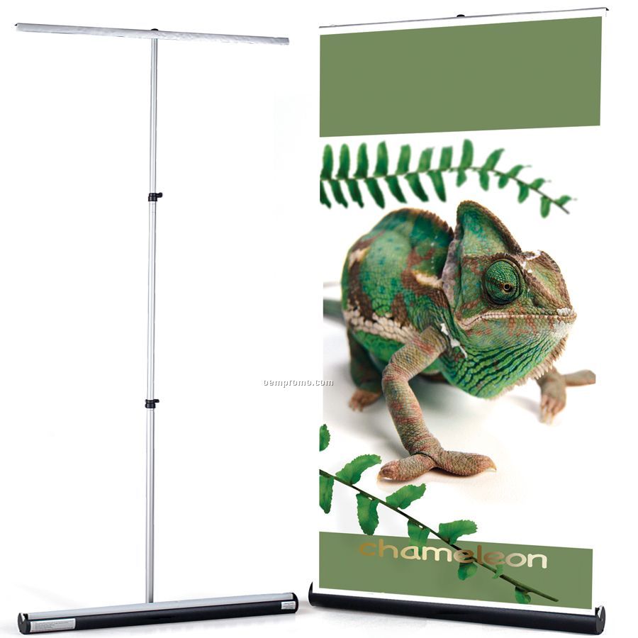 Banner And Stand Set W/One 1-sided Banner (4'x8')