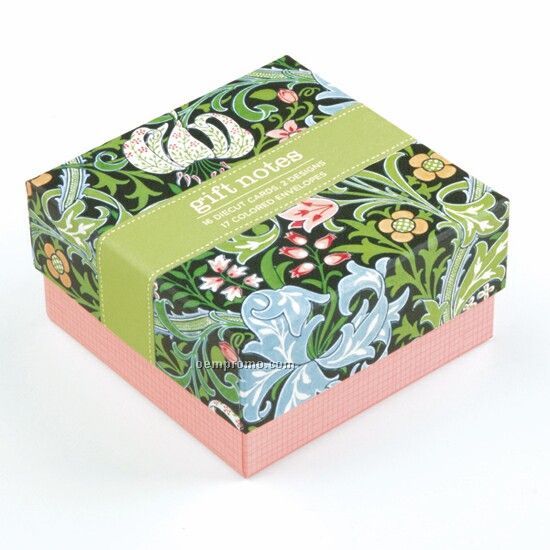 William Morris Evening Lily Gift Notes