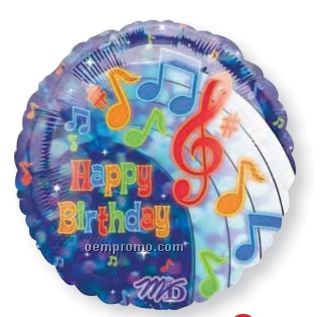 32" Party Tunes Happy Birthday Balloon