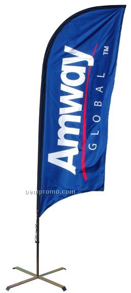 10' Double Sided Bow Banner System (Full Color Digital)