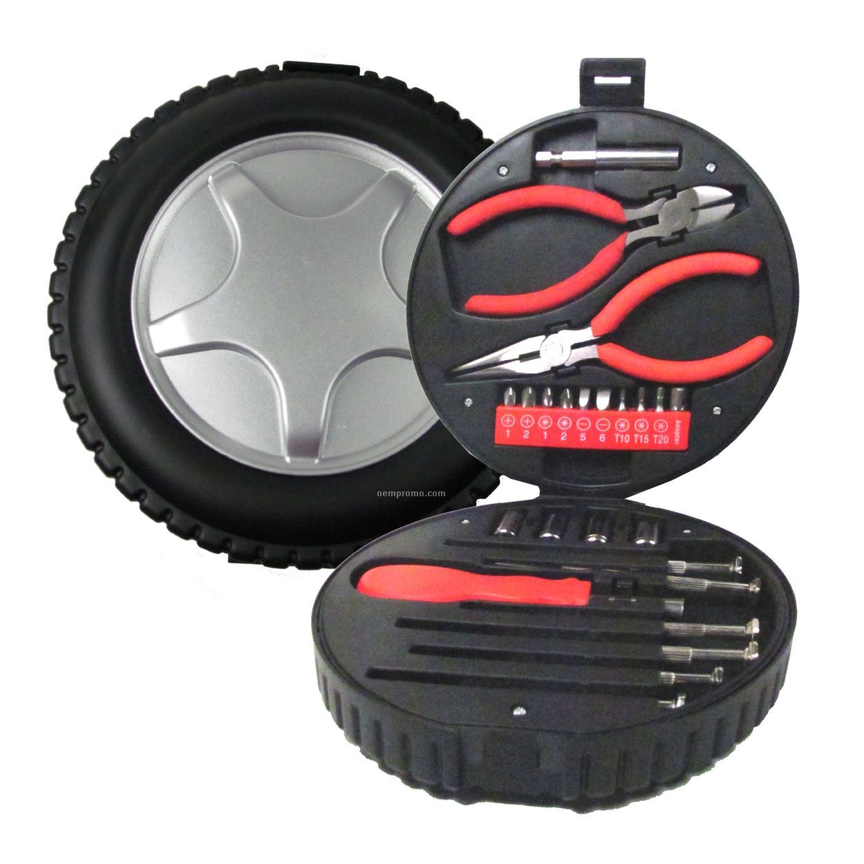 24pc Tool Kit In A Tire Box