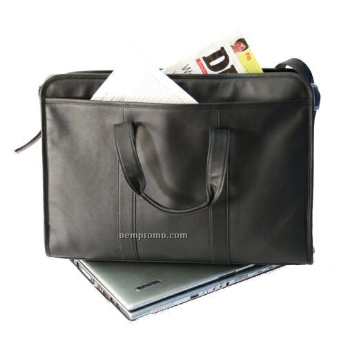 Royce Leather Soft-sided 17" Laptop Brief