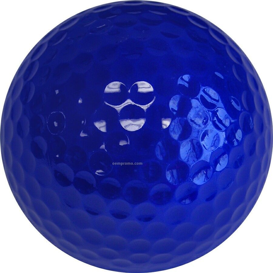 Dark Blue Golf Balls (1 Color/Clear 3 Ball Sleeves)