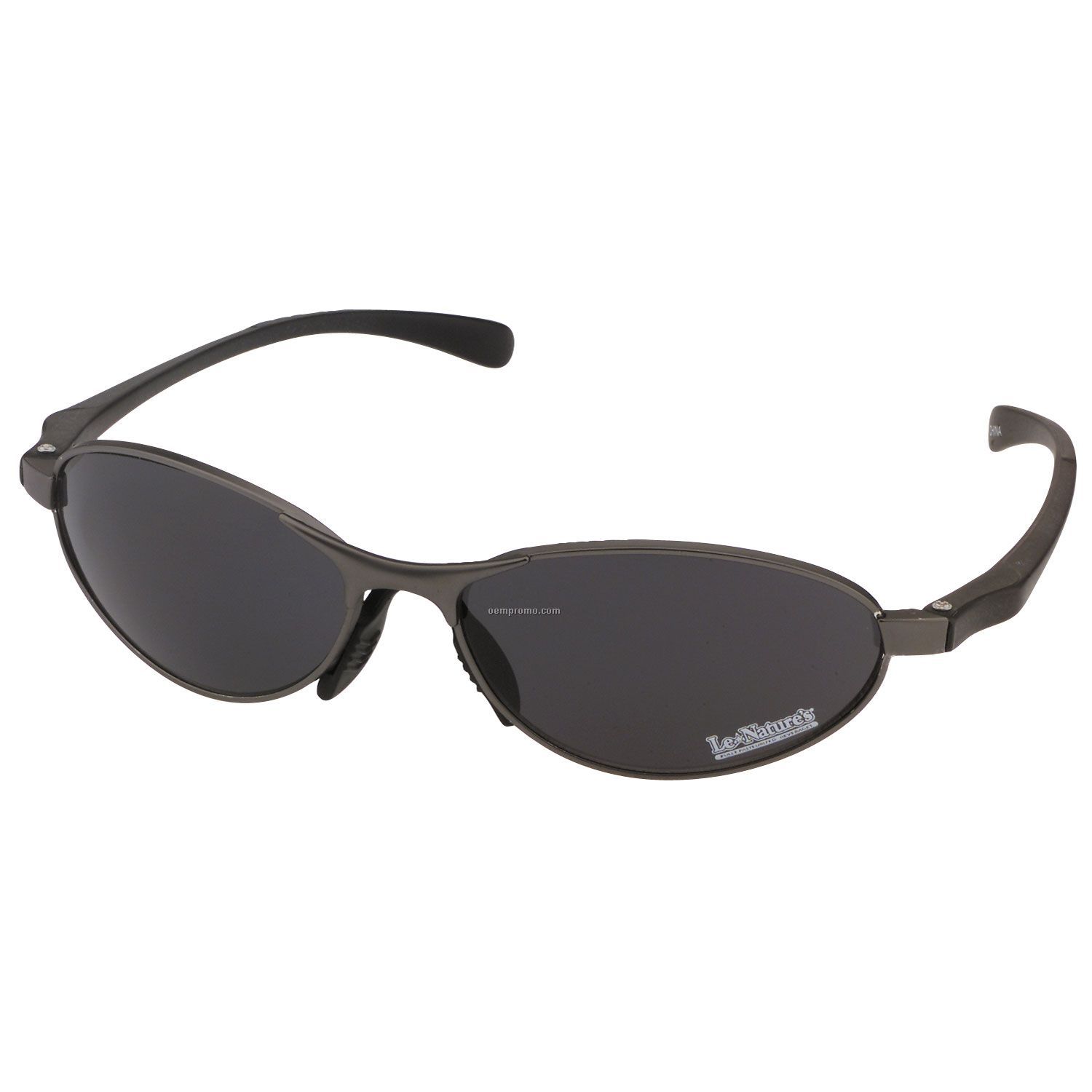 Metal Wraps Executive Sport Gun Metal Frame Sunglasses W/ Smoke Lens