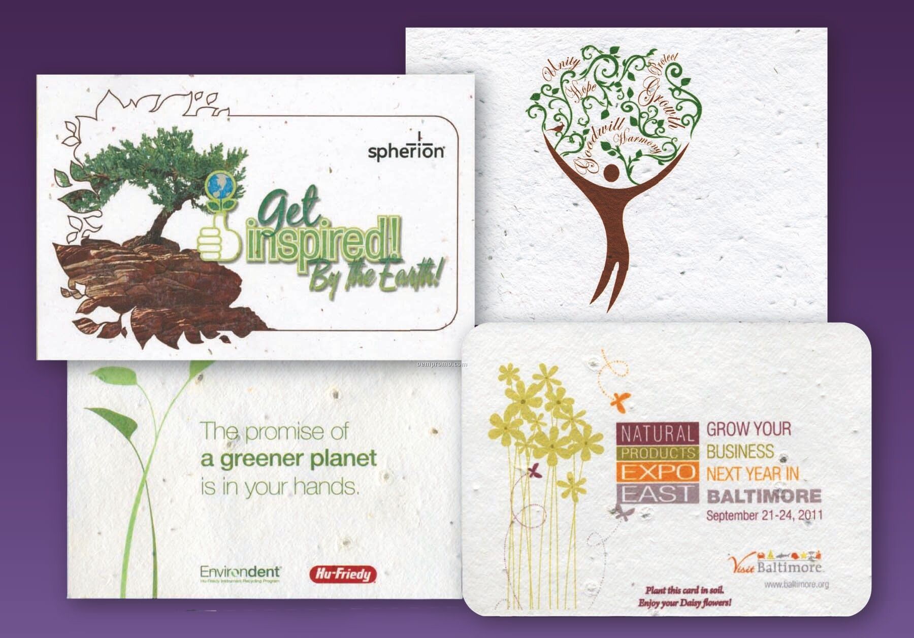 Plantable Postcard Embedded With Wildflower Seeds