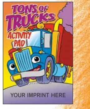 Tons Of Trucks Activity Coloring Book