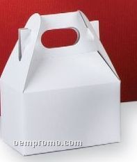 White Food Service Gable Box