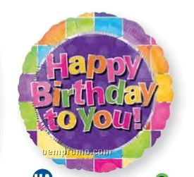 18" Happy Birthday To You Balloon