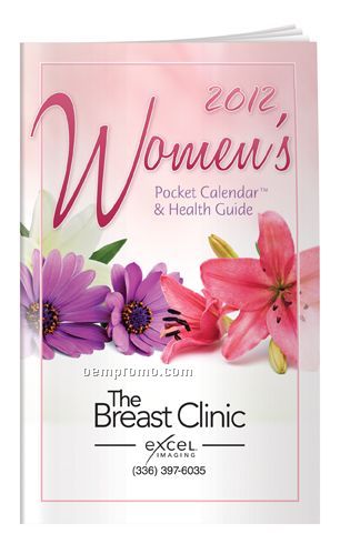 2012 Women's Pocket Calendar & Health Guide Chart