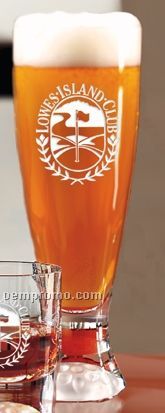 16 Oz. Fairway Tall Beer Glass (Set Of 2 - Light Etch)