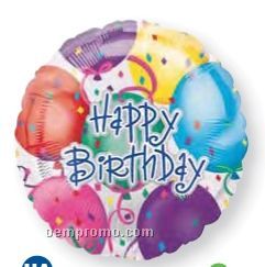 18" Happy Birthday Balloon