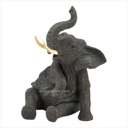 Baby Elephant Figurine