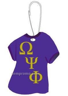 Omega Psi Phi Fraternity T-shirt Zipper Pull