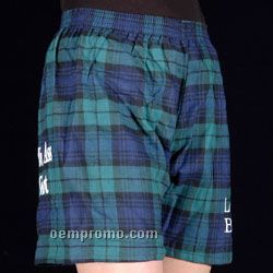 Flannel Boxer Shorts
