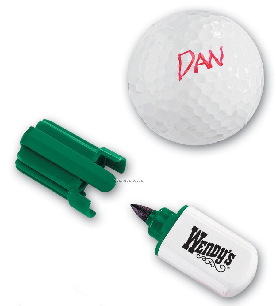 Golf Ball Marker Pen With Quick Drying, Water Proof Ink--5 Day Production