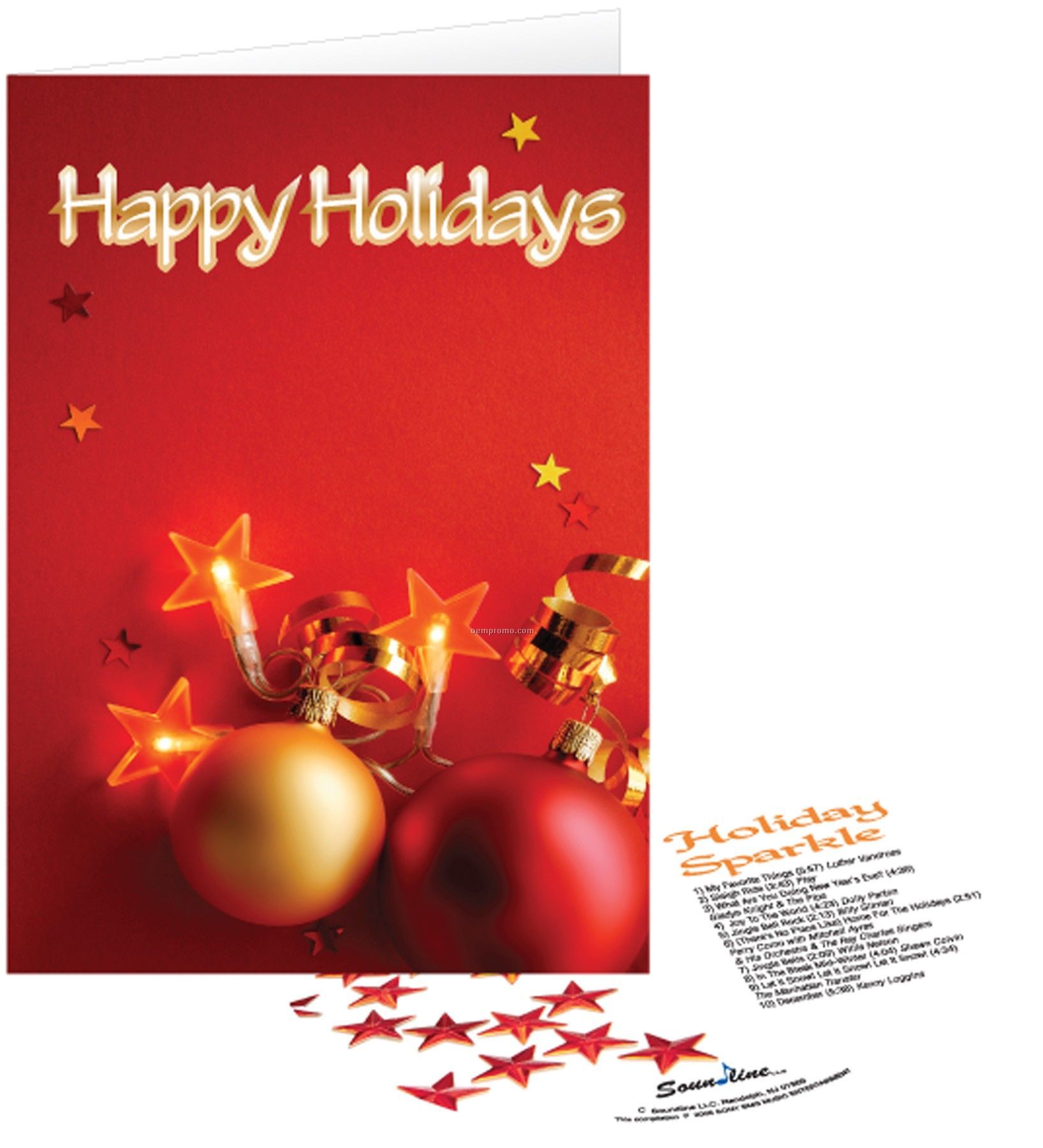 Happy Holidays Greeting Card With Matching CD