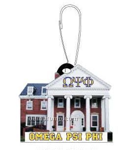 Omega Psi Phi Fraternity House Zipper Pull