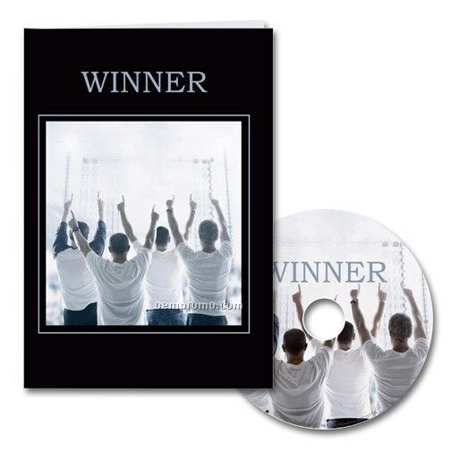 Winner Greeting Card With Matching CD