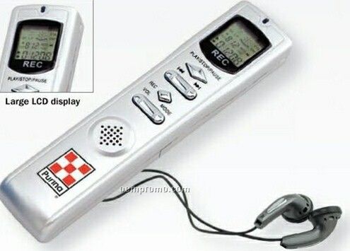 Mp3 Player And Digital Voice Recorder W/ 128mb Memory