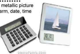 Calculator / Picture Frame / Clock 3 In 1 Combo