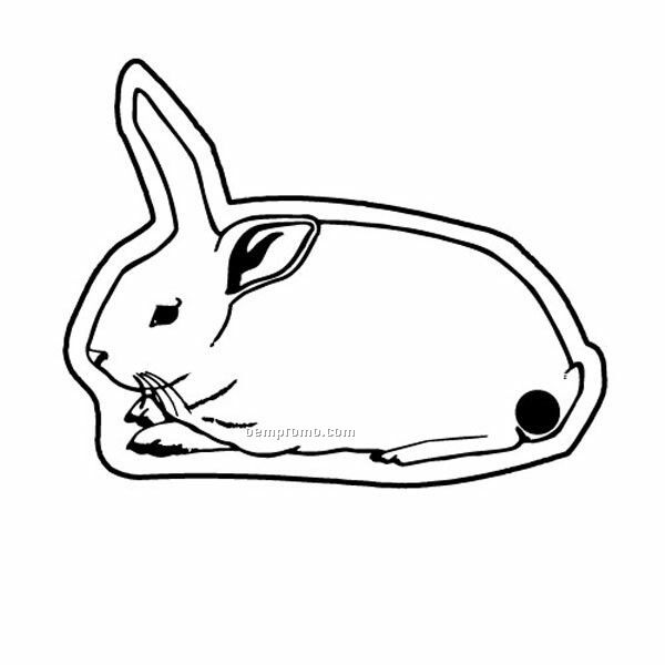 Stock Shape Collection Rabbit Key Tag