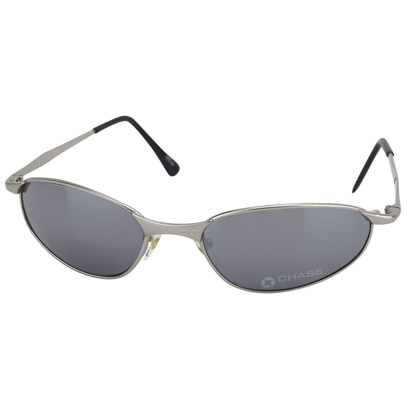 Aluminum Metal Wrap Frame Sunglasses W/ Smoke Lens