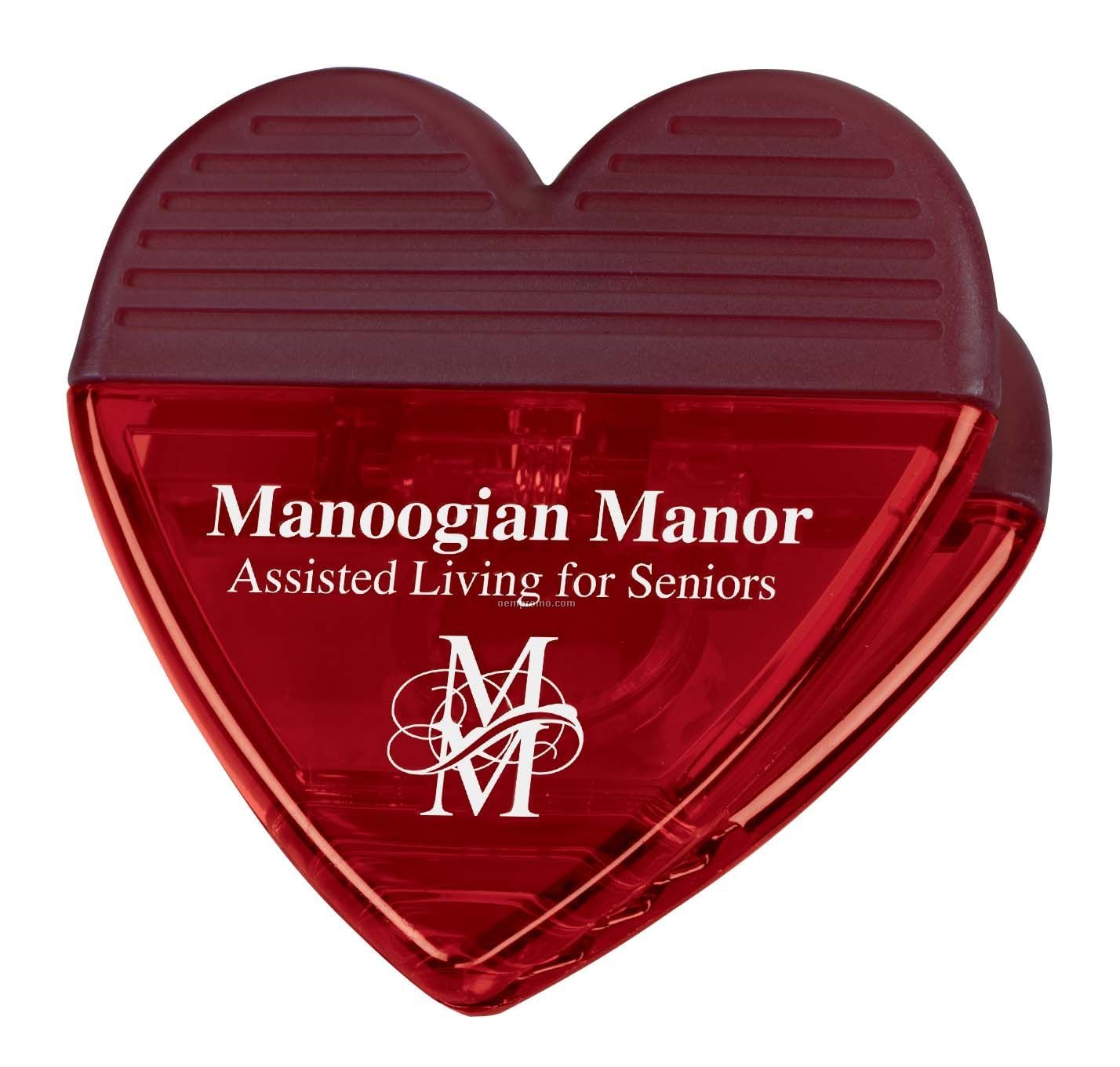 Econ-o-line Heart Clip Magnet