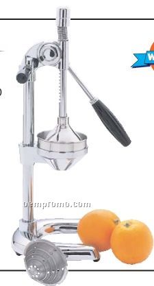 Maxam Chrome Professional Or Home Juicer W/ Long Hand Pedal