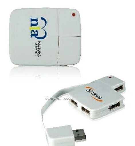 Super Slim 4 Port USB Hub