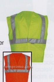Yellow Budget Class II Traffic Safety Vests (4xl-5xl)