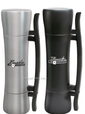 24 Oz. Insulated Stainless Steel Vacuum Flask W/ Carry Handle