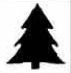 Christmas Tree Confetti 2"