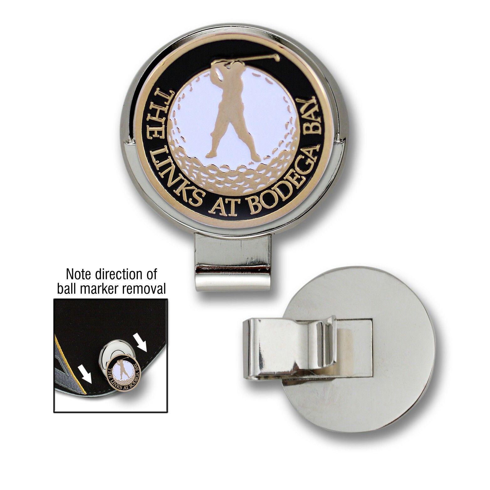 Golf Hat Clip With Custom Ball Marker (1
