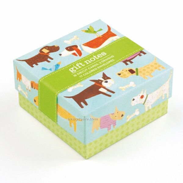 Dogs At Play Gift Notes