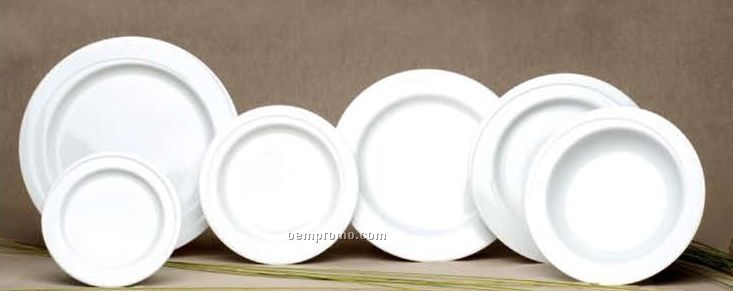 Elan Porcelain Bread Plate W/ Wide Rim