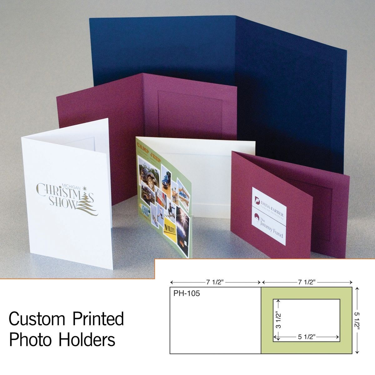 Paperboard 4" X 6" Photo Holder (1 Color/1 Side)