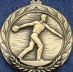 1.5" Stock Cast Medallion (Bowling/ Male)