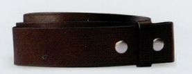 Build A Belt Leather Belt Strap W/ Interchangeable Design/ Brown/ 36