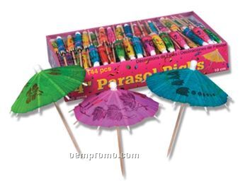Boxed Party Parasol Picks