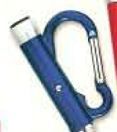 LED Torch Light W/ Projector Logo (Carabiner)
