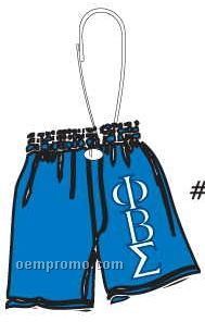 Phi Beta Sigma Fraternity Shorts Zipper Pull