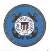 American Eagle Statuette With U.s. Coast Guard Emblem