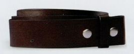Build A Belt Leather Belt Strap W/ Interchangeable Design/ Brown/40